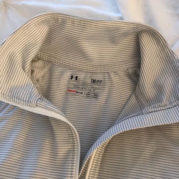 Under Armour Heat Gear Long Sleeve Zip Up Shirt - Picture 6 of 8